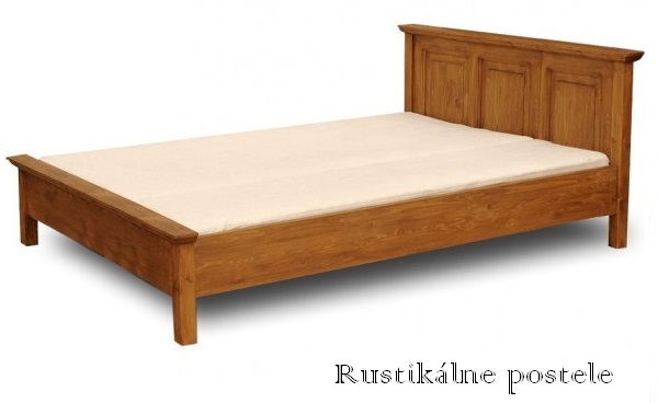 postel rustikalna
